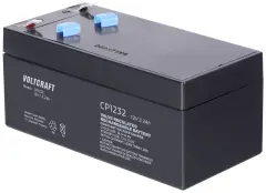 VOLTCRAFT CE12V/3,2Ah VC-12713965 svinčeni akumulator 12 V 3.2 Ah svinčevo-koprenast (ŠxVxG) 134 x 67 x 67mm ploščati vtič 4,8mm brez vzdrževanja