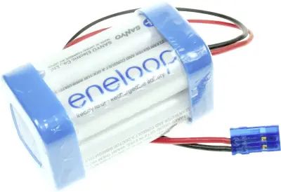 Panasonic eneloop Würfel F2x2 Graupner akumulatorski paket 4x Mignon (AA) kabel, vtikač NiMH 4.8 V 1900 mAh Akumulatorski paket Panasonic eneloop Würf