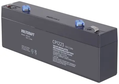 VOLTCRAFT CE12V/2,3Ah VC-12713960 svinčeni akumulator 12 V 2.3 Ah svinčevo-koprenast (ŠxVxG) 178 x 67 x 35mm ploščati vtič 4,8mm brez vzdrževanja