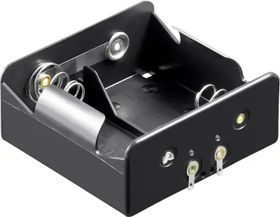 Goobay 11033 nosilec baterij 2x Mono (D) spajkalni priklop (D x Š x V) 73 x 71 x 31 mm