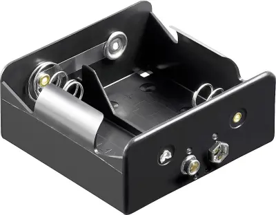 Goobay 11452 nosilec baterij 2x Mono (D) hitrosklopni priključek (D x Š x V) 73 x 71 x 31mm Držalo za baterijo Goobay D za 2 Mono (D x Š x V) 73 x 71