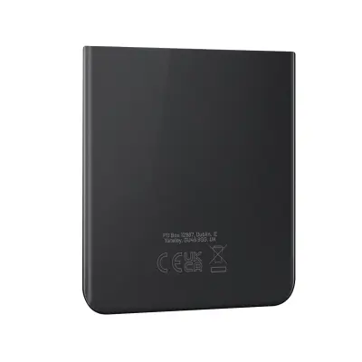 Uradno spodnje zadnje steklo za Samsung Galaxy Z Flip 5, grafitno