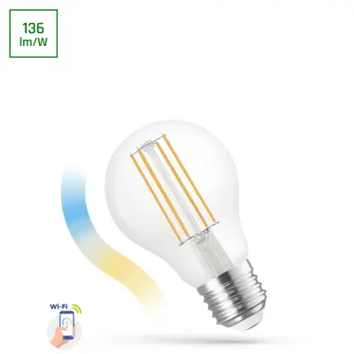 WIFI pametna LED žarnica E27 5W CCT