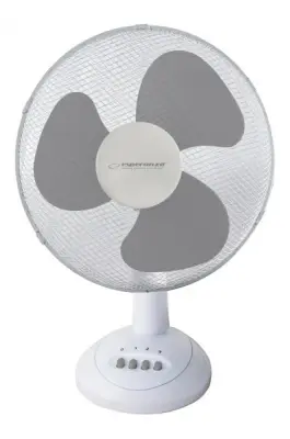 Ventilator namizni ESPERANZA CHINOOK, 30cm, 40W, belo-sive barve