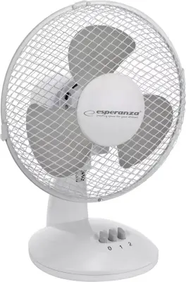 Ventilator namizni ESPERANZA ZEPHYR, 23cm, 30W, bele barve