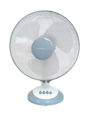 Ventilator namizni FIRST, 30cm, 3-hitrosti, belo - sive barve, 40W