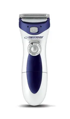 ESPERANZA Aruba baterijski ženski brivnik (belo-moder)