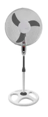 Ventilator samostoječi TYPHOON, 40cm, 3-hitrosti, 50W, belo - siva barva