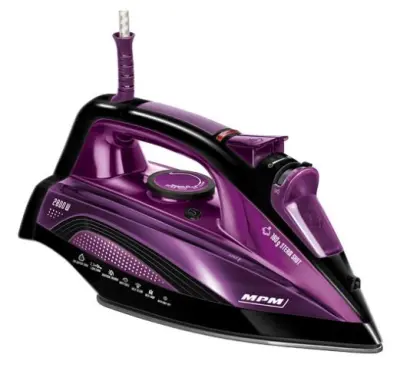 Likalnik parni MPM MZE-21/RS  s keramično ploščo, 2800W