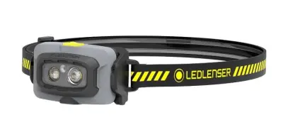 Ledlenser HF4R Work, Naglavna polnilna svetilka, Črna/Rumena