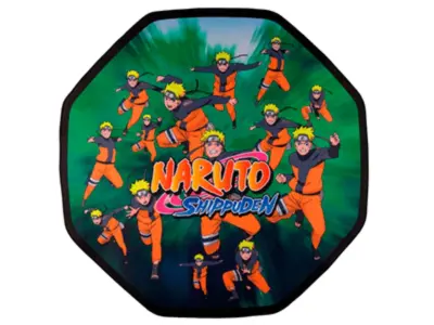 Uradna podloga za zaščito tal za pisarniški stol Konix - Heavy Duty Non-Slip Mat za igralni stol - Naruto Multicloning Design - Kage Bunshin no Jutsu