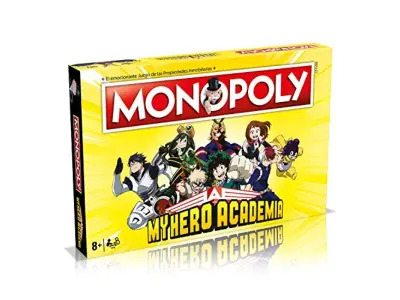 Zmagovalne poteze - Monopoly My Hero Academia - nepremičninska nepremičnina namizna igra - španska različica