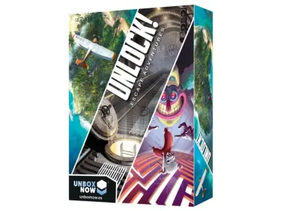 Unbox Now - Odkleni! Escape Adventures - družabna igra v španščini