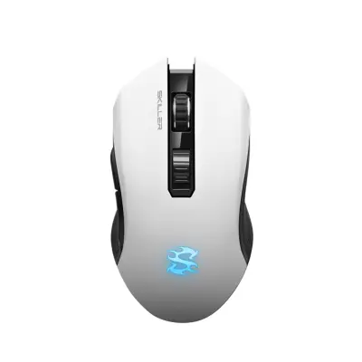 Raton Gaming Sharkoon SGM3 Blanco RGB