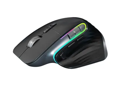 RGB RGB miška polnilna mbrico z 9 gumbi