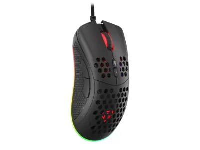 Raton Gaming Genesis Krypton 555 RGB 8000dpi Negro