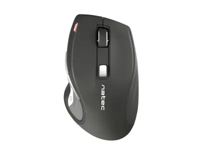 Miška Natec Jaguar Optical Wireless 2400 DPI črno siva