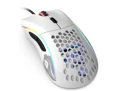 Glorious PC Gaming Race Model D- Gaming-Maus- Weiãÿ, sijajna