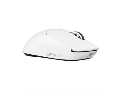 Logitech G Pro X Superlight 2 LightSpeed ​​brezžična igralna miška, lahka, hibridna stikala za svetlobno silo, senzor Hero 2, 32.000 DPI, 5 programira