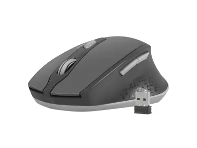 Raton Natec Siskin Inallico 2400 DPI GRIS/NEGRO