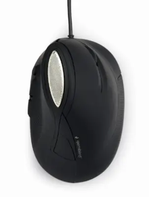 Raton ergonomico Gembird 6 Boton Wired Optical Space Grey