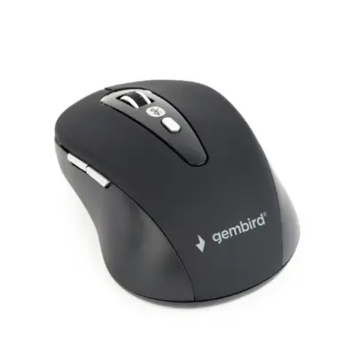 Bluetooth gembird miška s 6 gumbi, črna