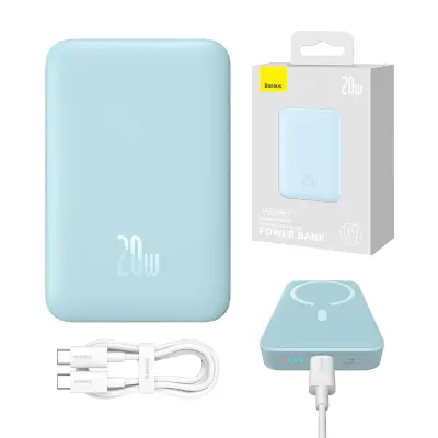 Baseus Magnetic Mini 10000mAh 20W MagSafe powerbank (modra)