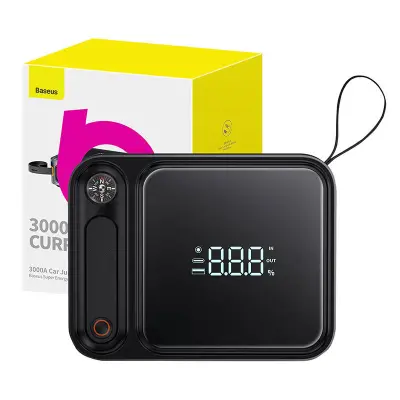 Powerbank / Baseus Super Energy Ultra Car Jump Starter, 3000A (črna)