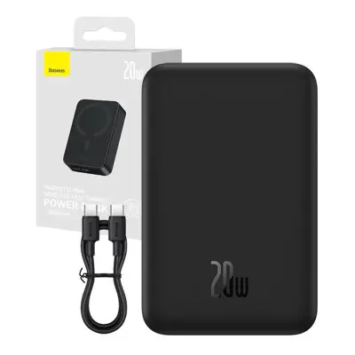 Baseus Magnetic Mini 20000mAh 20W MagSafe powerbank (črna)