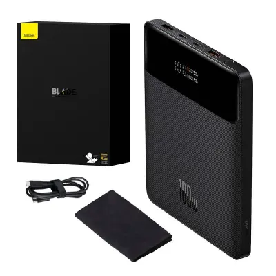 Powerbank Baseus Blade 20000mAh 100W (črna)