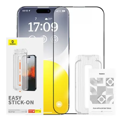 0,3 mm Baseus Sapphire kaljeno steklo za iPhone 15
