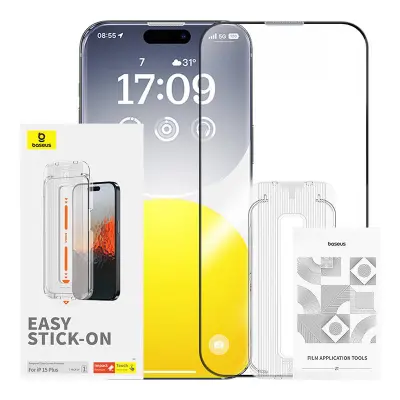 0,3 mm Baseus Sapphire kaljeno steklo za iPhone 15 Plus