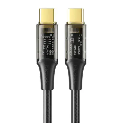 Kabel USB-C na USB-C Mcdodo CA-2110, PD 100W, 1,2 m (črn)