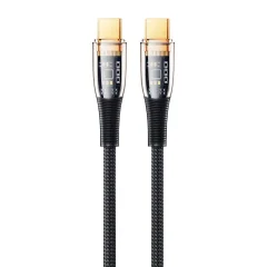 Remax Explore kabel USB-C na USB-C, RC-C062, 1,2 m, 100 W, (črn)