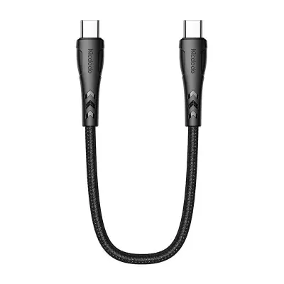 Kabel USB-C na USB-C Mcdodo CA-7640, PD 60W, 0,2 m (črn)
