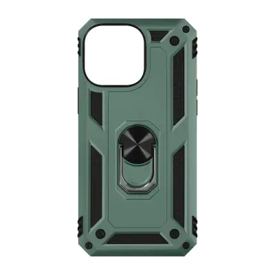 iPhone 15 Pro Shockproof Ring Case, serija ArmoRing Green