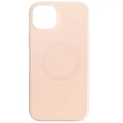 Ovitek MagSafe za iPhone 15 Plus, Soft Touch, Fast Mag Cover Series - pudrasto roza