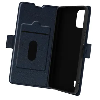 Nosilec kartice Folio Cover Nokia C12 - serija tankih denarnic Midnight Blue