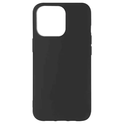 Zašcitni ovitek za iPhone 13 Pro iz mehkega silikona - crn