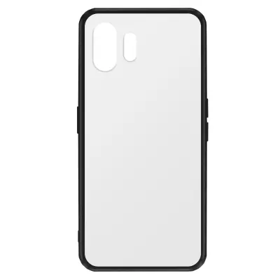 Ovitek Nothing Phone 2 z mehkim motnim hrbtom - crn obris