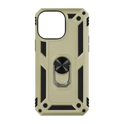 iPhone 15 Pro Max Shockproof Ring Case, serija ArmoRing Gold