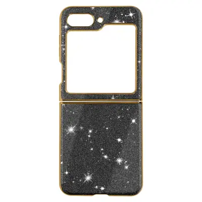 Ovitek z blešcicami za Samsung Galaxy Z Flip 5, serija z blešcicami - crn