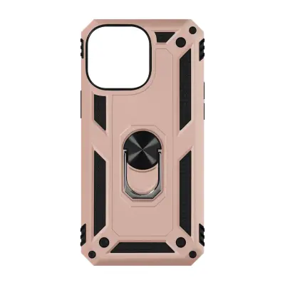 Ovitek za iPhone 15 Pro Max, odporen proti udarcem, serija ArmoRing Rose gold