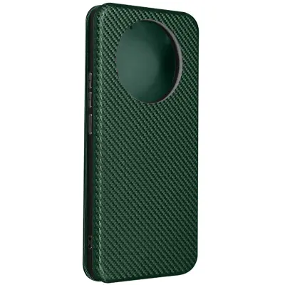 Realme 11 Pro Plus in 11 Pro Folio Case, zbirka Carbon Cover – temno zelena