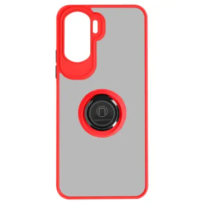 Ohišje Honor 90 LIte, podpora za kovinski obroc, serija Ringrip - rdeca