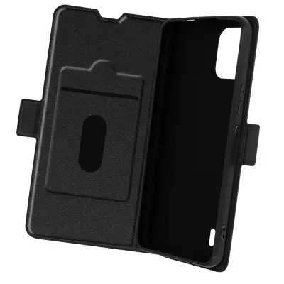 Folio Cover Nokia C12 Card Holder - Slim Wallet Series Black