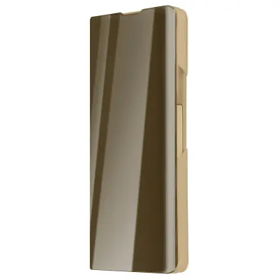 Samsung Z Fold 5 Clear View Mirror preklopna torbica, serije Mirror Cover - zlata