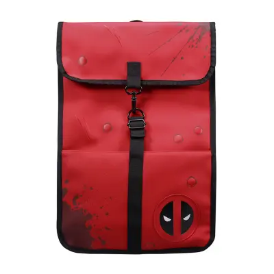 Unisex nahrbtnik Marvel Deadpool Half Moon Bay, rdeč in črn, 41 cm x 31 cm