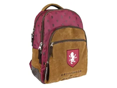 Trdost Harry Potter Gryffindor School School School Nackpack, 44 cm, omrežje (rdeča)