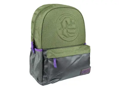 Craft School Institute Inštitut Avengers Hulk School Nackpack, 44 cm, zelena (zelena)